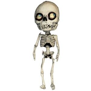 Paper Magic Group 2001 Alien Skeleton 19” Latex Rubber Vintage Halloween Decor